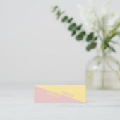 Mini Moderne Punchy Pastel Duotone - Carte de visite (Debout devant)
