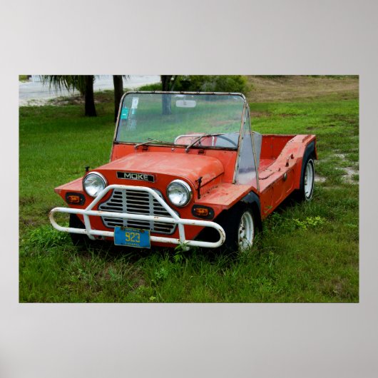 Mini Moke Poster (Voorkant)