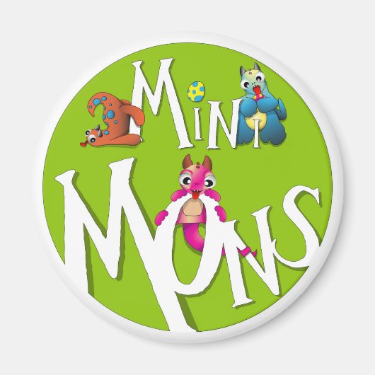 Mini Mons Logo magneet (Voorkant)