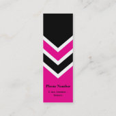 Mini Motif de Chevron de zigzag de carte de visite de (Dos)