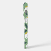 Mini motif floral Monogramme vert sauge (Côté gauche)