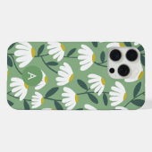 Mini motif floral Monogramme vert sauge (Verso Horizontal)