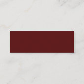 Mini Motif subtil de passion • Carte de visite de (Dos)