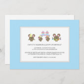 Mini Mouse Birthday Party Invitation Kaart (Voorkant / Achterkant)