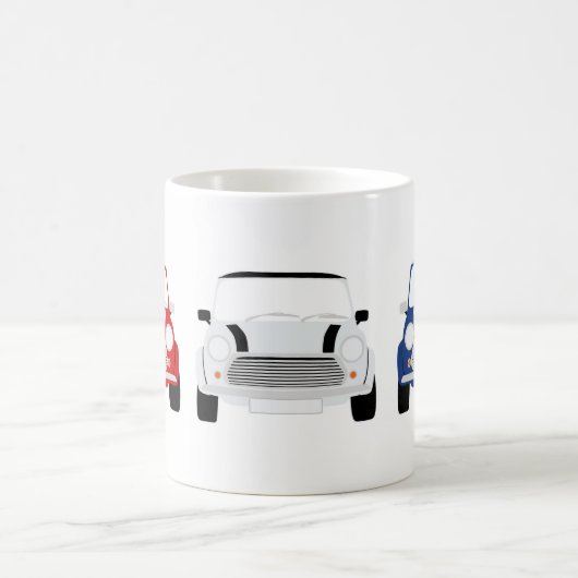 Mini Mug classique rouge, blanc et bleu (Centre)