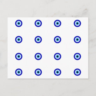 Mini Nazar Evil Eye Protection Briefkaart