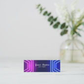 Mini Neon Vibrant - Stand Out Carte de visite (Debout devant)
