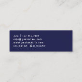 Mini Neon Vibrant - Stand Out Carte de visite (Dos)