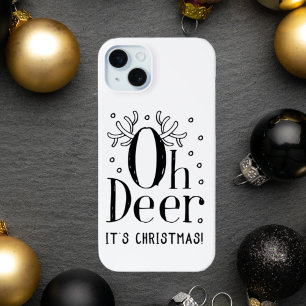 Mini Noël Oh cerf iPhone 15 plus coque