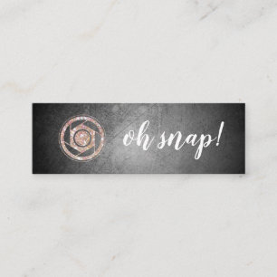 Mini Oh rupture ! Carte de visite de photographe de