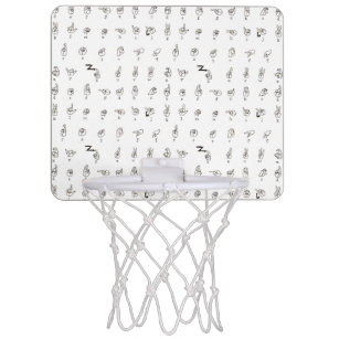 Mini-panier De Basket Cercle de basket-ball de diagramme d'ASL mini