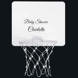 Mini-panier De Basket SIMPLE MINIMAL.CUTIE ADD NAME BABY baby shower Thr<br><div class="desc">Conception</div>
