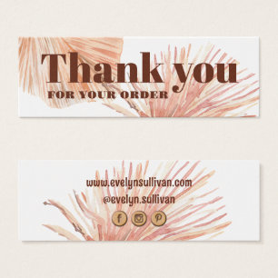 mini paquet boho tropical insérer