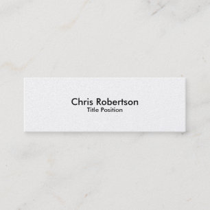 Mini Pearl Slim Moderne tendance Carte de visite de cha