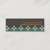 Mini Petit carte de visite d'EarthStripes (Dos)