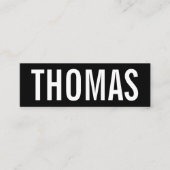 Mini Petit modèle de carte de visite moderne. (Devant)