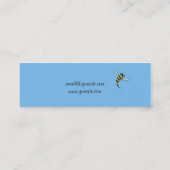 Mini Petite Carte de visite de Bee Happy Daisies (Dos)