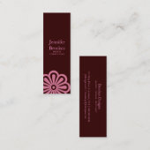 Mini Petite fleur |brpnk du carte de visite | (Devant / Derrière)