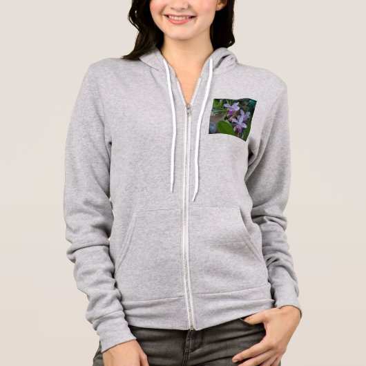 mini Phal-orchideeën Hoodie (Voorkant)
