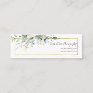 Mini Photographie florale du carte de visite de Boho