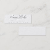 Mini Photographie simple du carte de visite | de (Devant / Derrière)