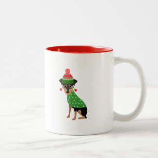Mini Pin-kerstMok Tweekleurige Koffiemok