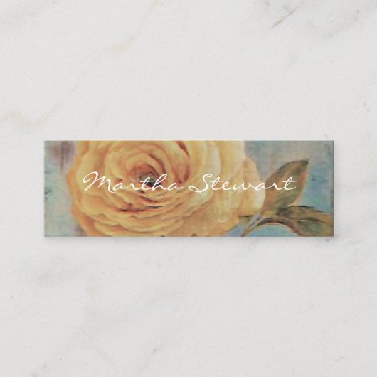 Mini Plantes ~ Carte de visite Slim (Devant)