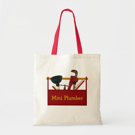 Mini Plumber Canvas tas (Voorkant)