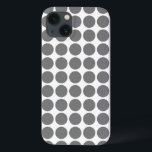 Mini Pois iPad Air BT Coque<br><div class="desc">Mini Pois Coque-Mate à peine Il iPad Air Case. Ce design est composé de pois en petits cercles en gris et blanc. Un texte peut être ajouté à cette conception pour lui donner une touche personnelle.</div>