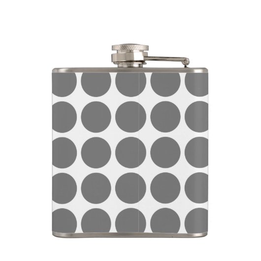 Mini Polka Dots Flask Heupfles (Achterkant)