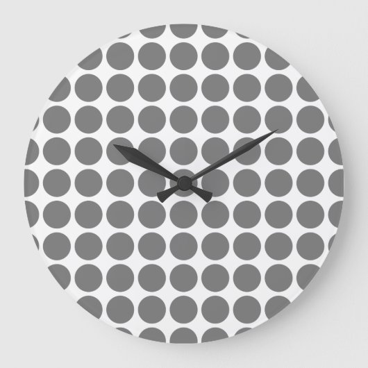 Mini Polka Dots Wall klok (Voorkant)