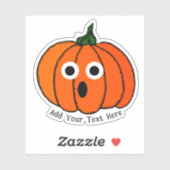 Mini Pompoen Halloween Sticker (Vel)