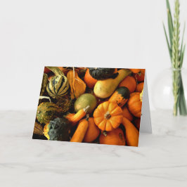 Mini pompoenen en kalebassen assortiment Herfst fo Kaart