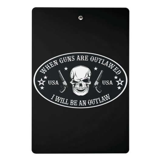 Mini Porte-bloc 2e amendement Oreiller (Dos)