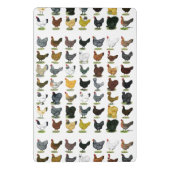 Mini Porte-bloc 49 poules de poulet (Dos)