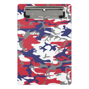 Mini Porte-bloc 4 juillet, Jour de l'Indépendance, Gris Camouflage