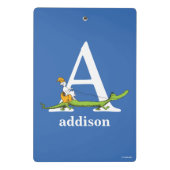 Mini Porte-bloc ABC du Dr Seuss : Lettre A - Blanc | Ajouter Votre (Dos)