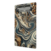 Mini Porte-bloc Abstract Leopard Print Swirl (Angle2)