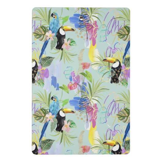 Mini Porte-bloc Abstractions tropicales (Dos)