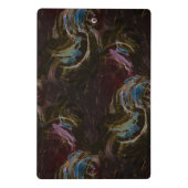 Mini Porte-bloc Abstrait atomique noir rétro (Dos)