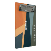 Mini Porte-bloc Abstrait géométrique minimaliste personnalisable (Incliné)