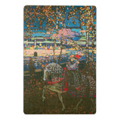 Mini Porte-bloc Abstrait Kandinsky équitation Couple coloré (Dos)