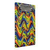 Mini Porte-bloc Abstrait multicolore ondulé (Incliné)
