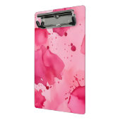 Mini Porte-bloc Abstrait rose sur rose (Angle2)