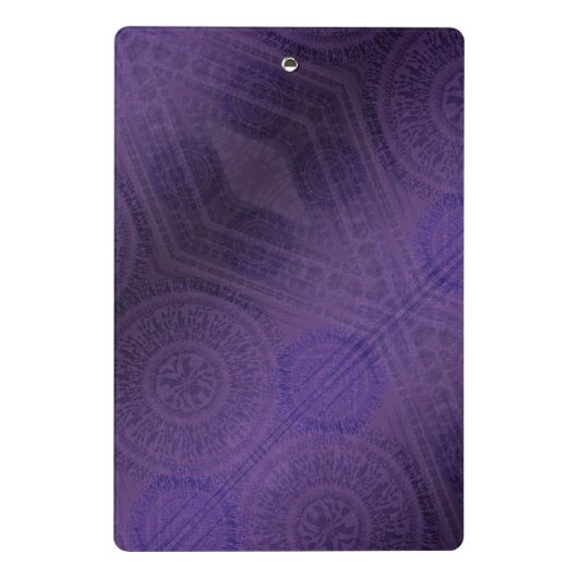 Mini Porte-bloc Acceptation | Médaillons de méditation violette (Dos)