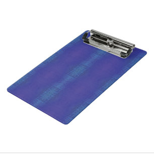 Mini Porte-bloc Acceptation   Motif de Blue Indigo Violet Shibori