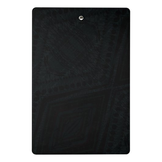 Mini Porte-bloc Acceptation | Texture géométrique foncée (Dos)