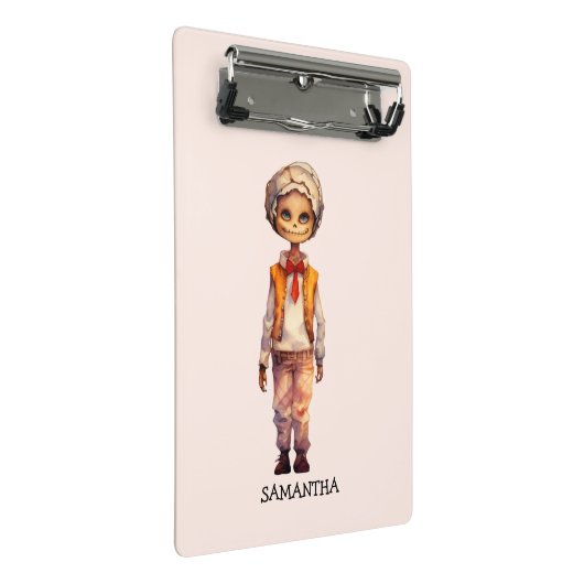 Mini Porte-bloc Adorable Kid Zombie - Jolie Halloween (Incliné)