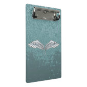 Mini Porte-bloc ailes bleu-gris (Incliné)