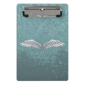 Mini Porte-bloc ailes bleu-gris (Devant)